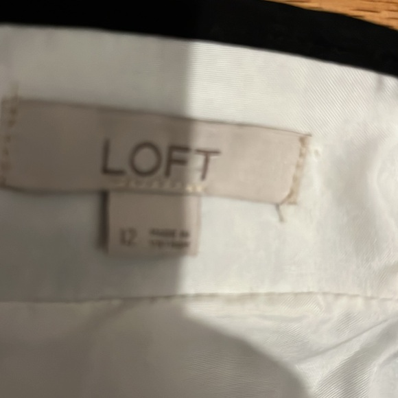 😊 LOFT multicolor tweet mini skirt - Picture 4 of 7